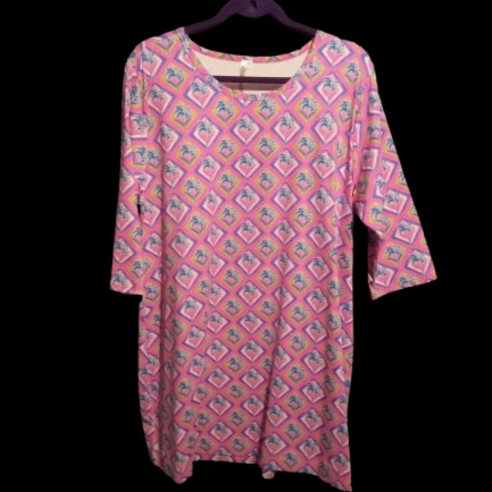 LuLu-B 3/4 Sleeve Travel Dress - 1X - NWT
